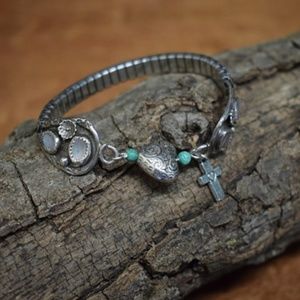 Heart and Cross Bracelet